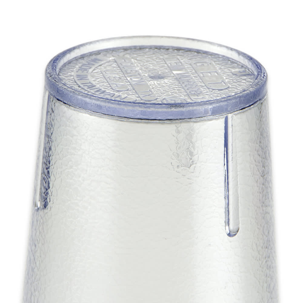 GET 6608-1-CL 8 oz Clear Textured Plastic Tumbler GET 6608-1-CL 8 oz Clear Textured Plastic Tumbler