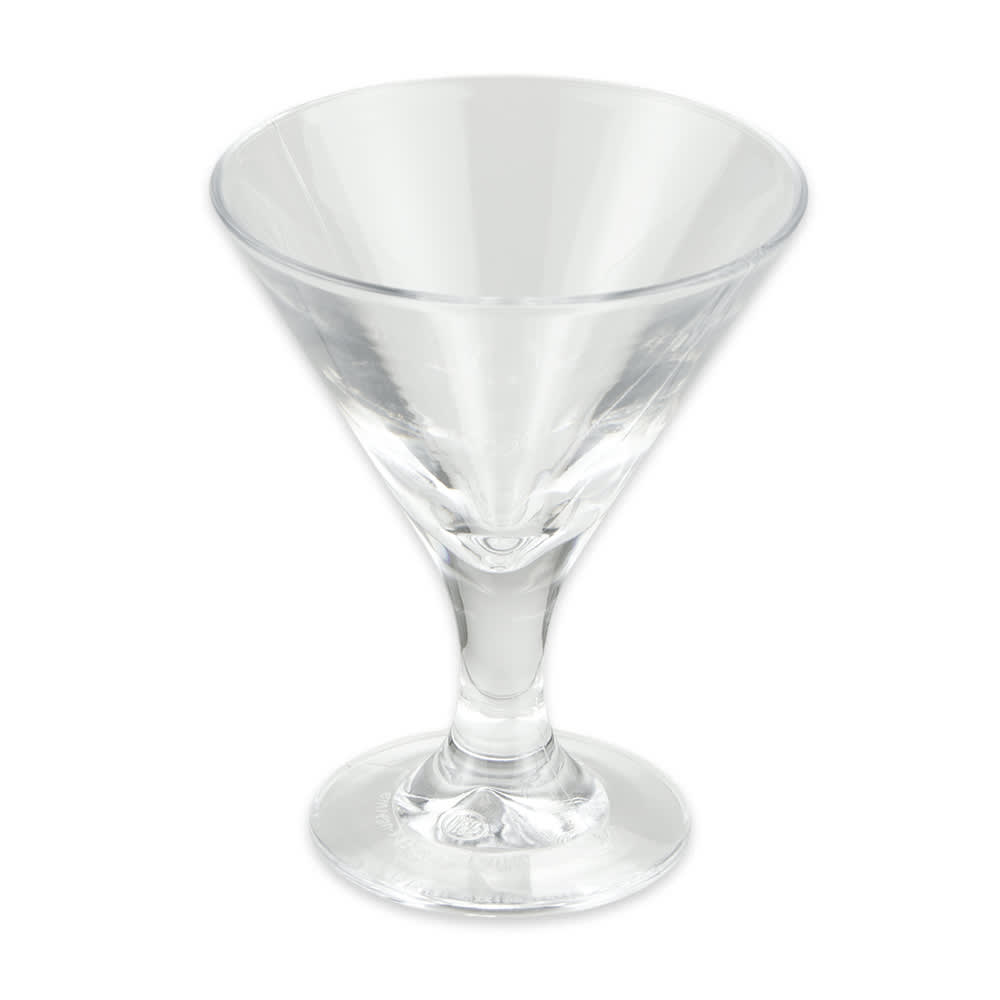 GET SW-1430-1-CL 3 oz Martini Glass, SAN Plastic, Clear