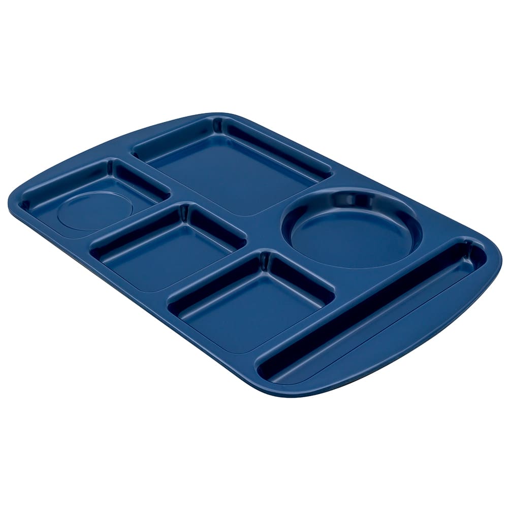 P614R14 - Right-Hand 6-Compartment Polypropylene Tray 10 x 14