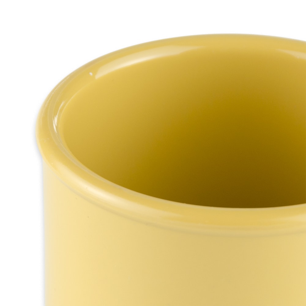 GET TM-1308-TY 8 oz Plastic Coffee Mug, Yellow