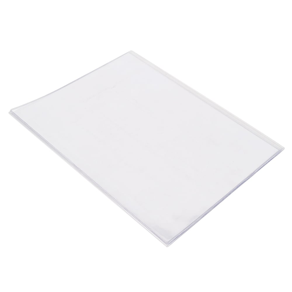8.5x11 Clear Vinyl Plastic Menu Sleeves