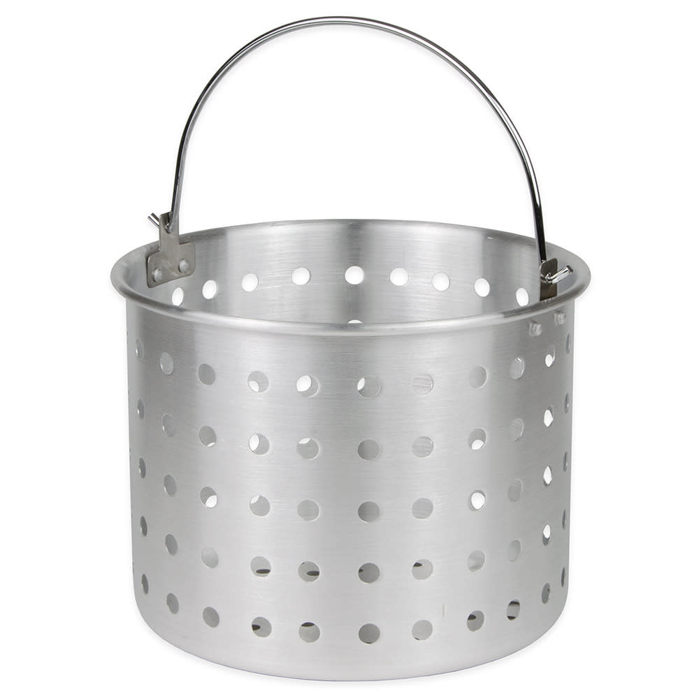 370-ABSK20 20 qt Aluminum Steamer Basket, 10 7/8" dia, 8 3/8"H