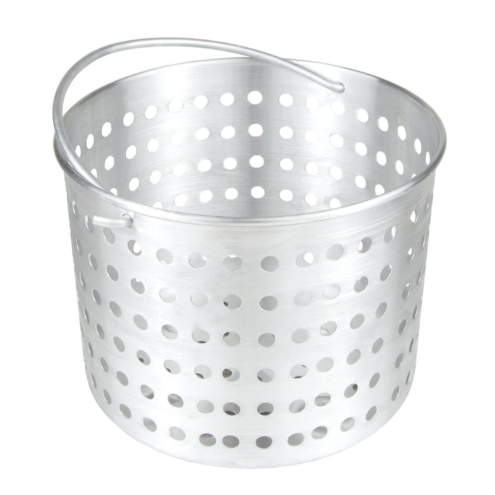 370-ABSK32 32 qt Aluminum Steamer Basket, 12 3/4" dia, 9 3/8"H
