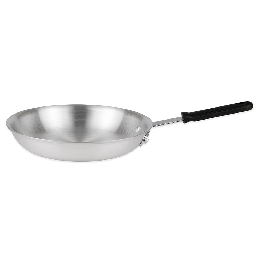 370-AFP10H 10" Aluminum Frying Pan w/ Solid Silicone Handle