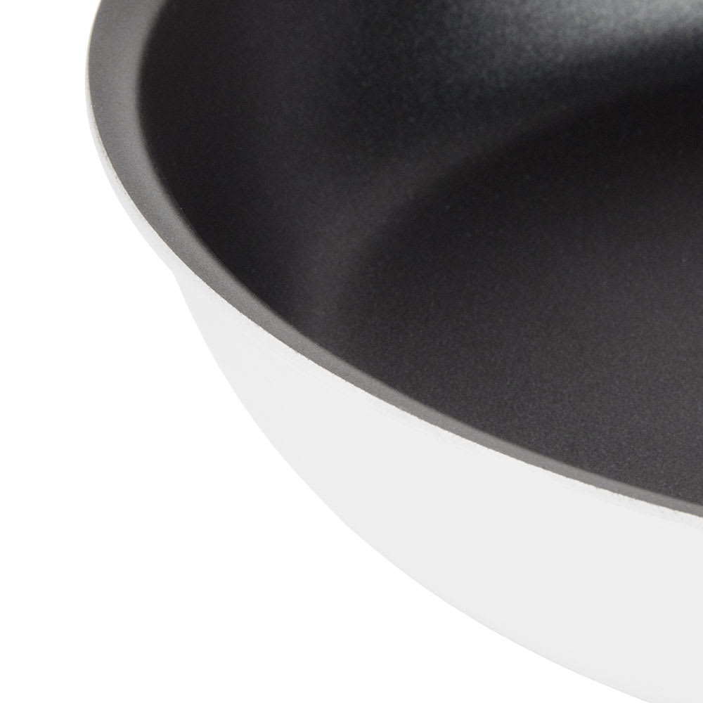 370-AFQ12H 12" Aluminum Frying Pan w/ Solid Silicone Handle