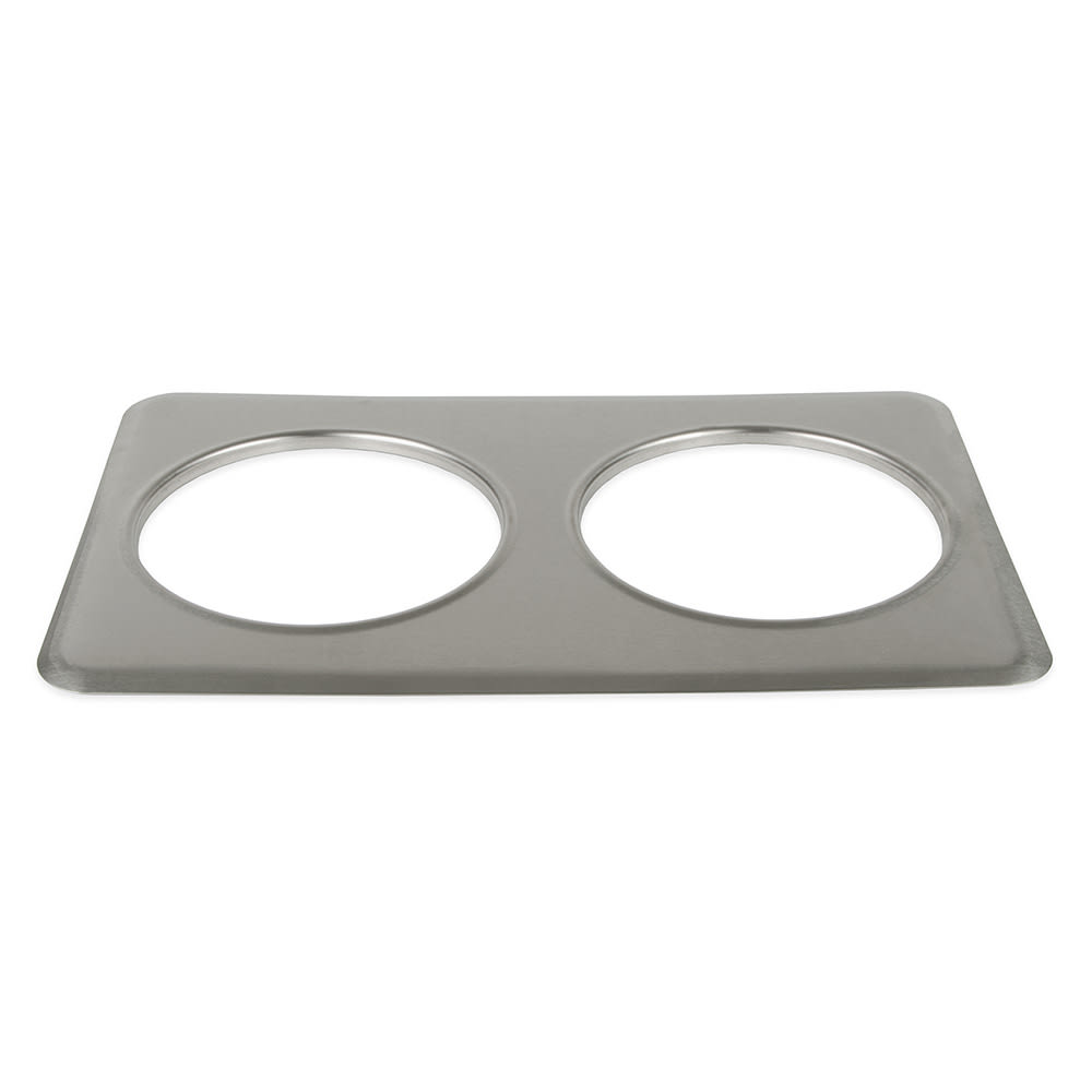 370-AP27D Adapter Plate - (2)8 3/8" Inset Holes, Stainless