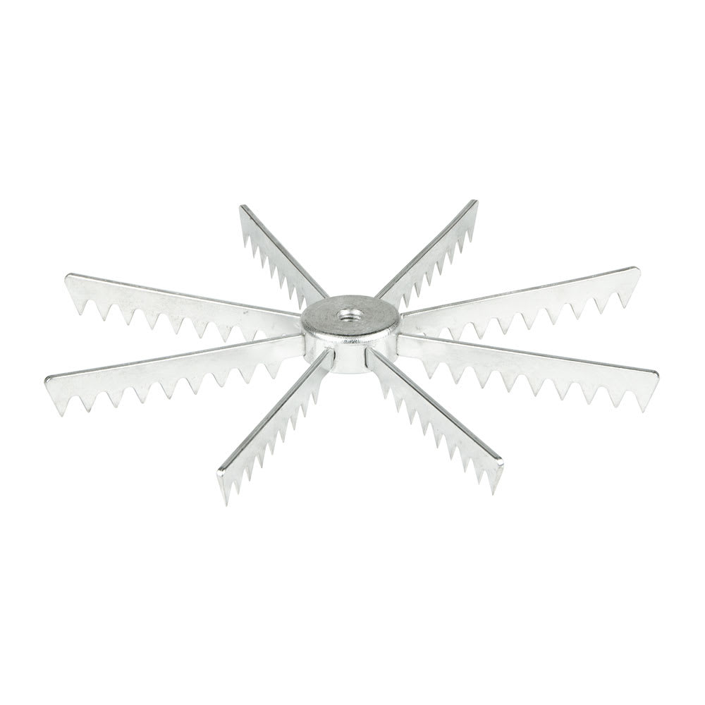 370-APM08 8 Cut Pie Marker with Handle - Aluminum