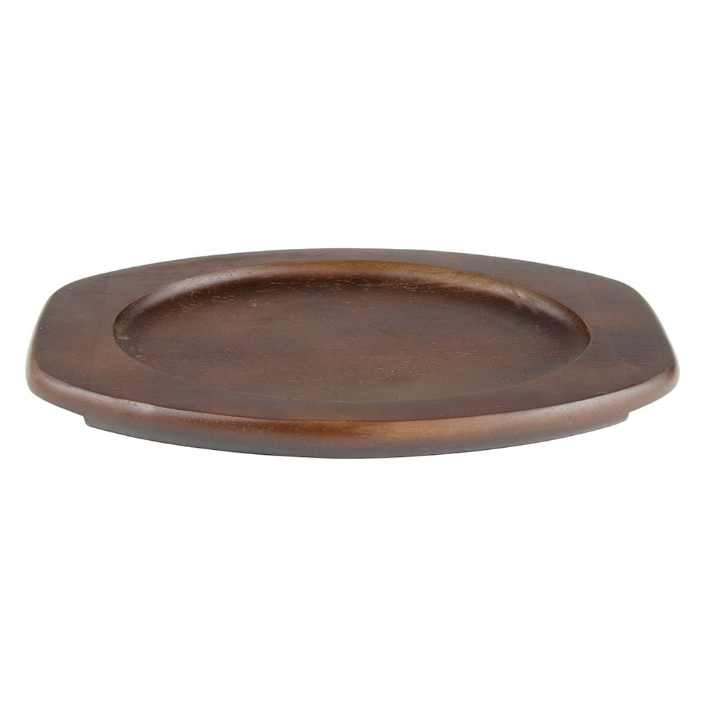 370-AZP10WU Oval Platter Underliner - 11 7/8x8x3/4" Wood