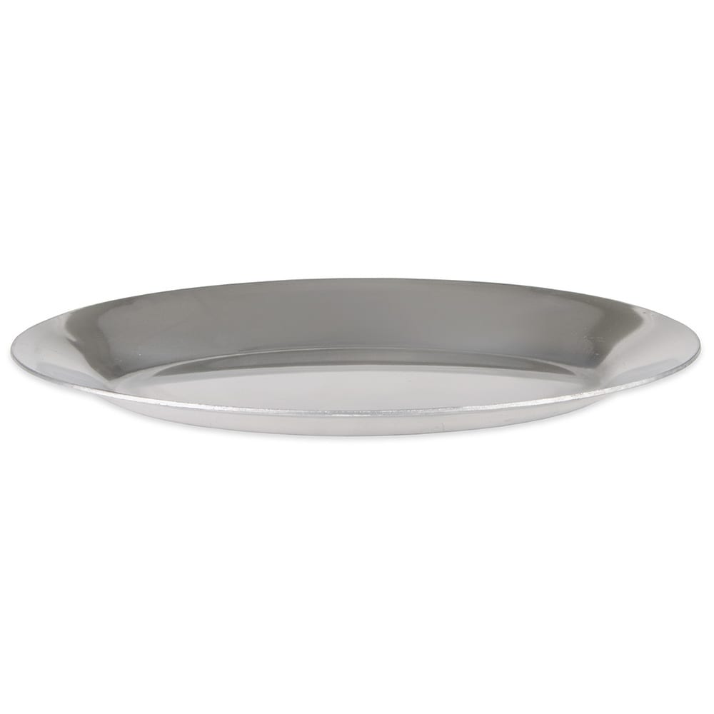 370-AZP12 Oval Sizzle Platter- 12 3/4x8 1/2" Aluminum
