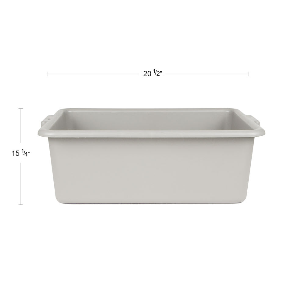 370-BB7G Update International™ Bus Box - 20 1/2" x 15 1/4" x 7", Gray