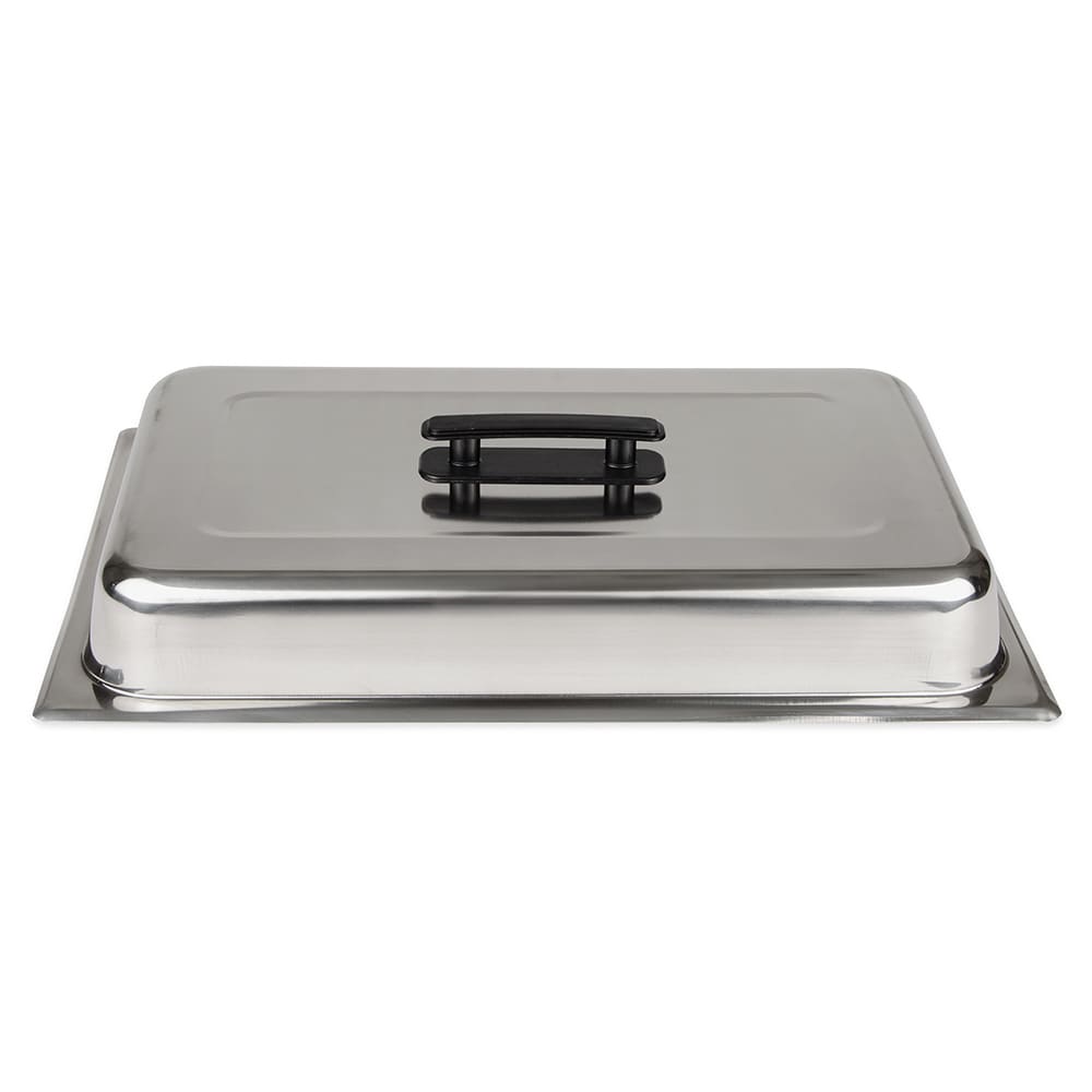370-CC1DCP Full-Size Chafer Dome Cover - Black Handle, Stainless