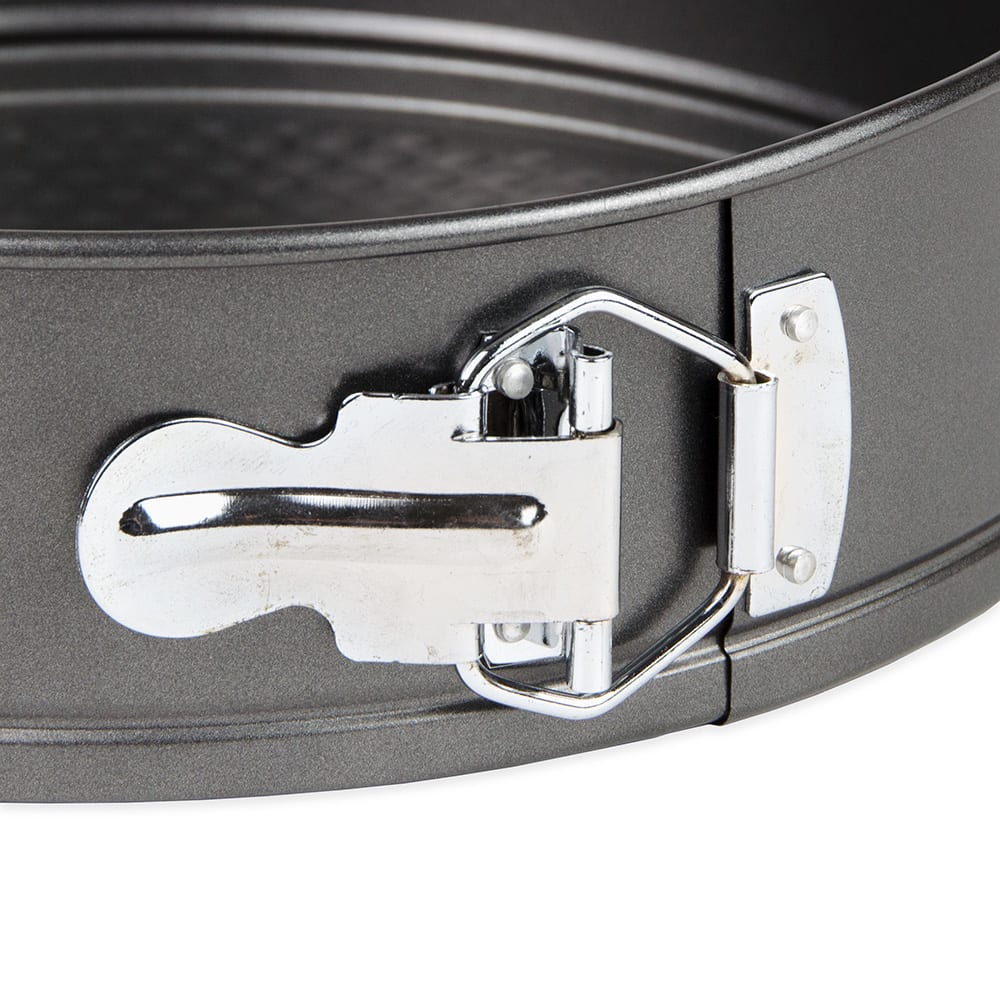 370-CPSF09 9" Round Spring Form Cake Pan - Nonstick, Carbon Steel