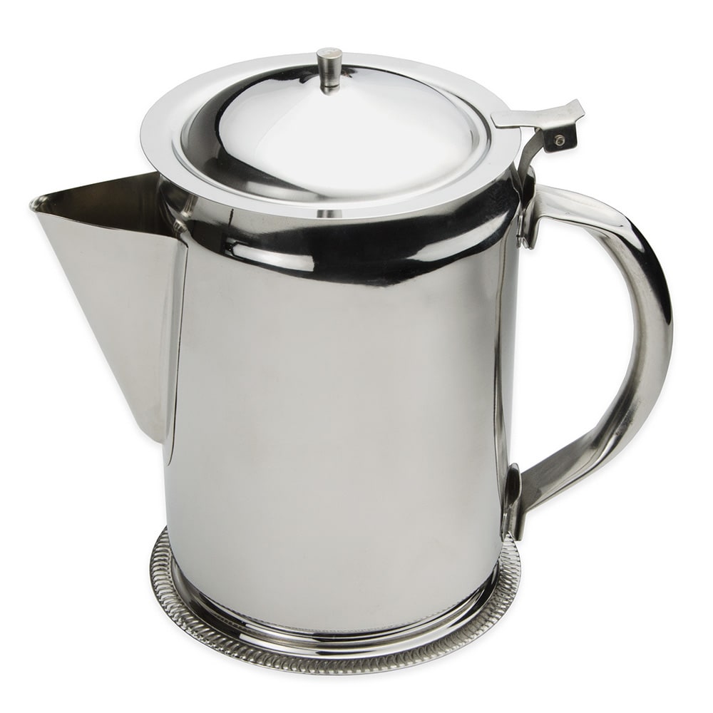 370-DBS64 64 oz Stainless Steel Pitcher w/ Hinged Lid