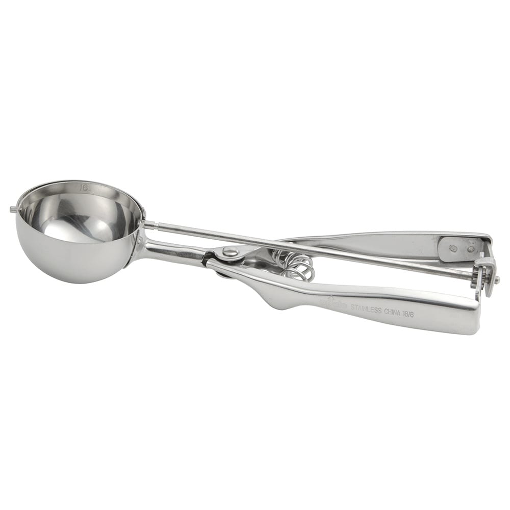 370-DS16 Stainless #16 Squeeze Disher - 2 3/4 oz
