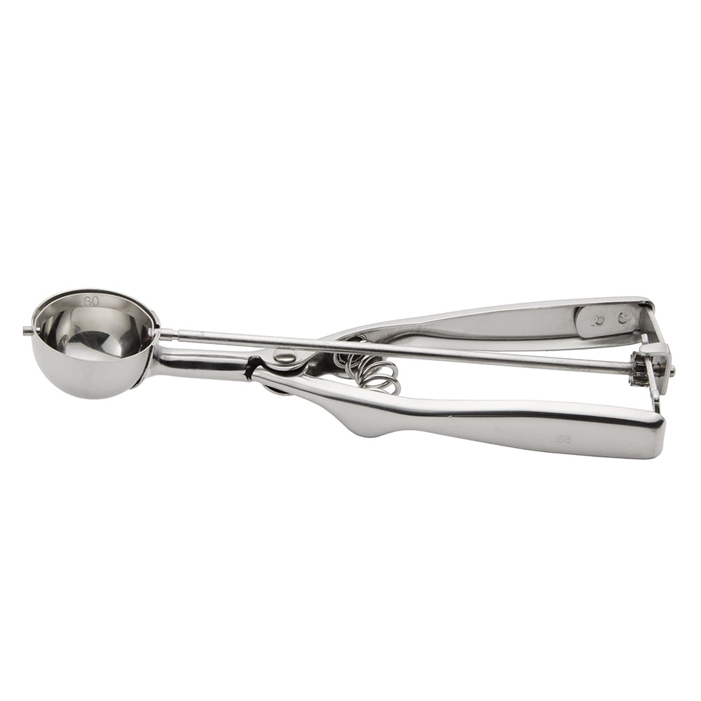 370-DS60 Stainless #60 Squeeze Disher - 3/5 oz