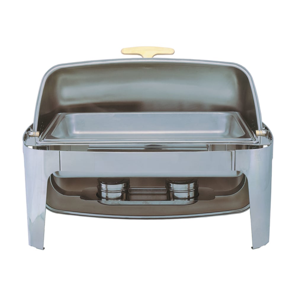 370-EC15N Full Size Chafer w/ Roll-top Lid & Chafing Fuel Heat