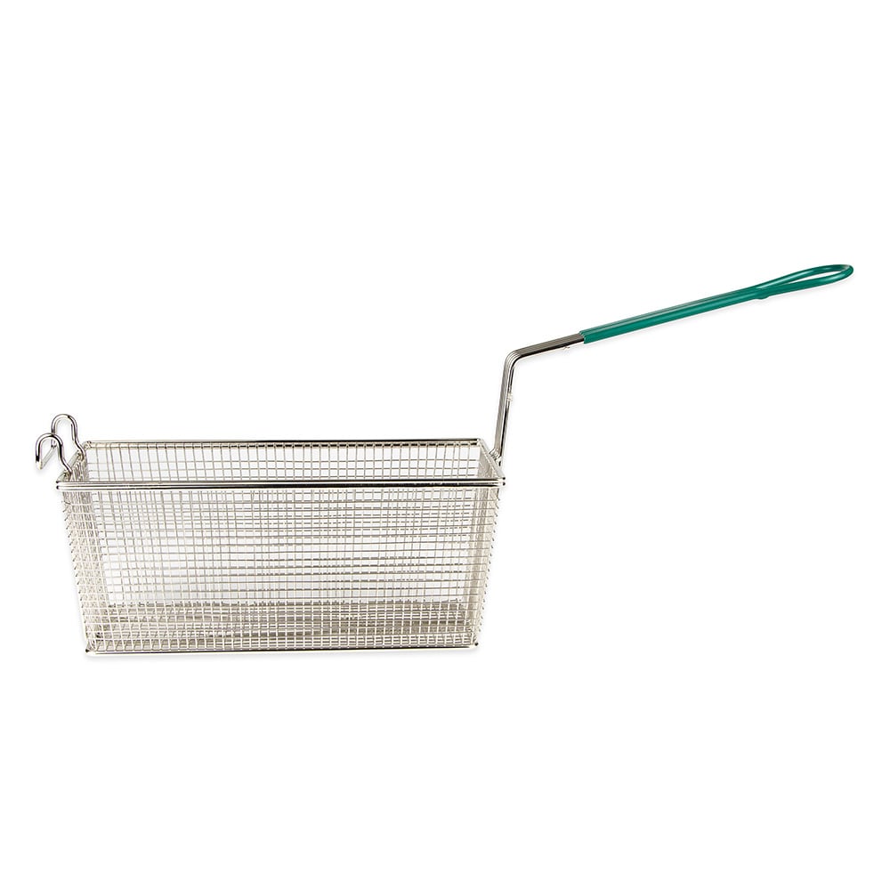 370-FB135PH Fryer Basket w/ Coated Handle & Front Hook, 13 1/4" x 5 3/4" x 5 3/4&qu...