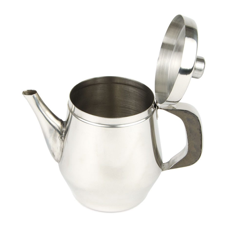 370-GNS32 32 oz Gooseneck Teapot - Stainless