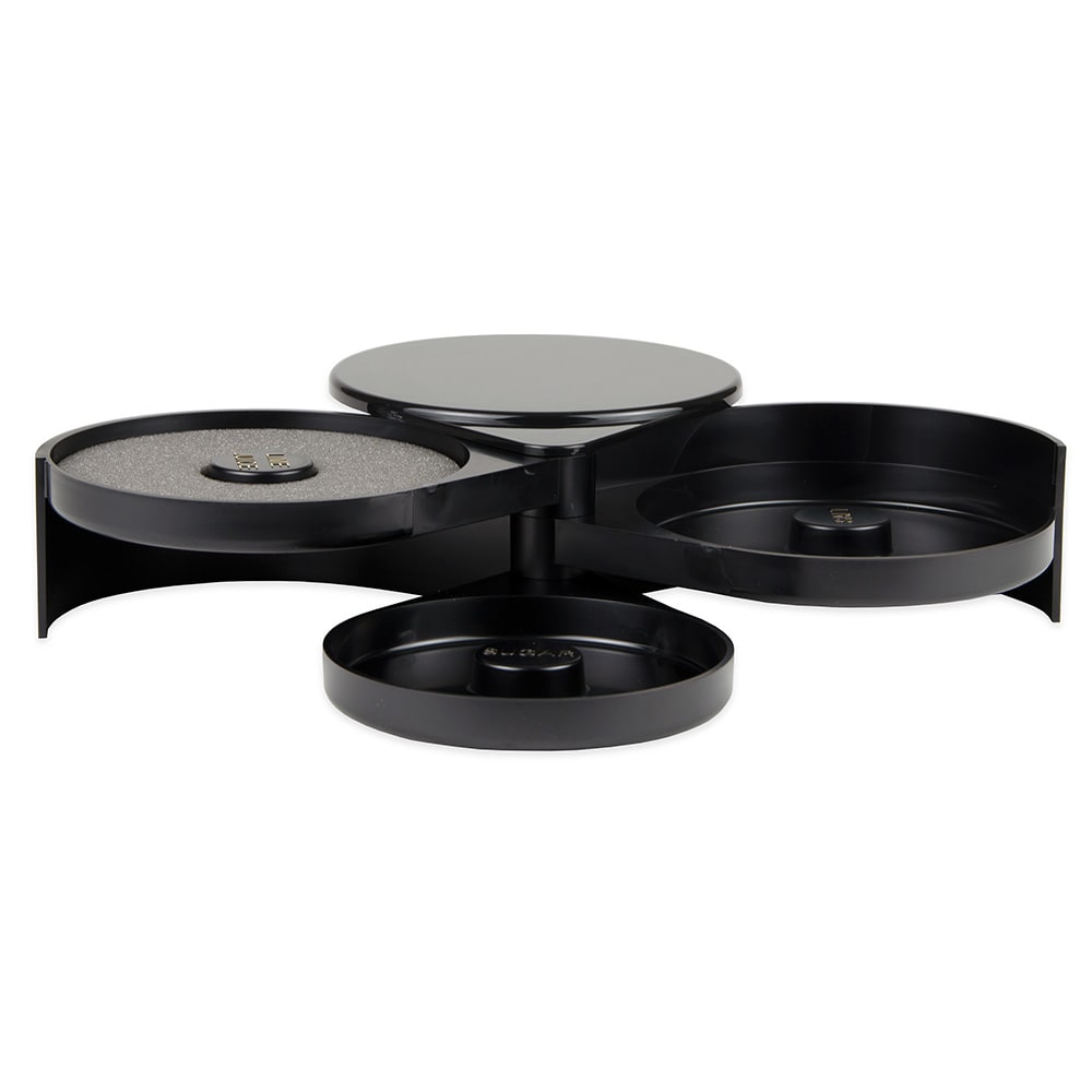 370-GR3T 3 Tray Glass Rimmer - Black