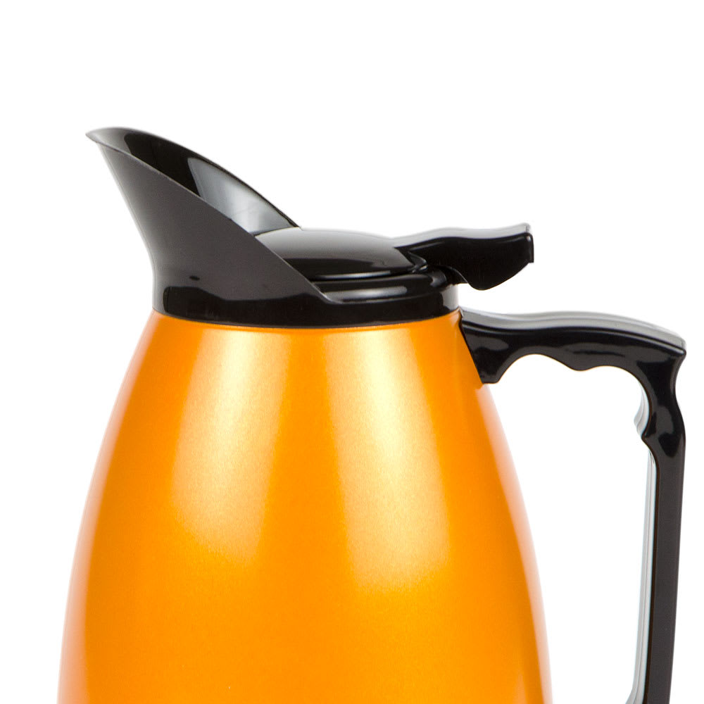 370-H42220 20 oz Insulated Coffee Server - Black/Gold Traditional