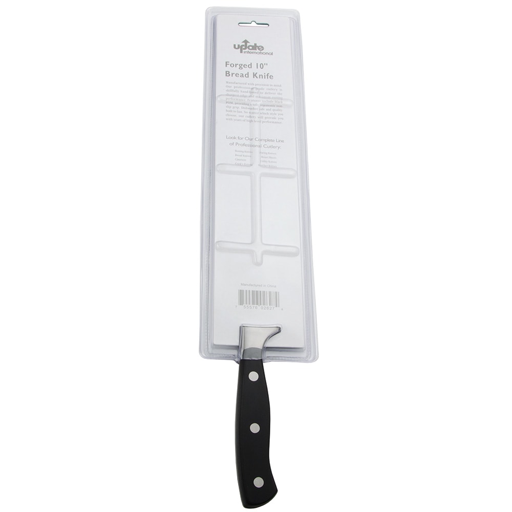370-KGE06 10" Bread Knife - 2 1/2 mm German Carbon Stainless Steel
