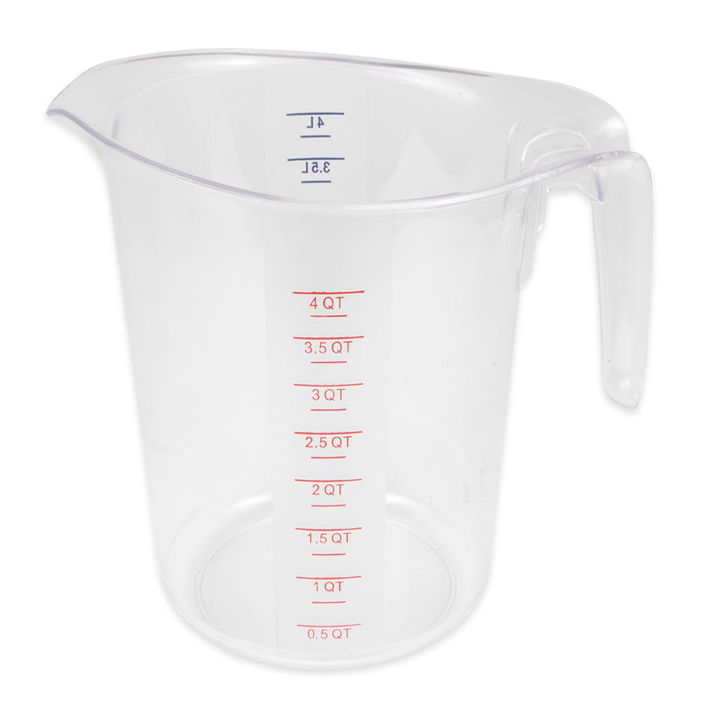 370-MEA400PC 4 qt Dry Measuring Cup - Polycarbonate