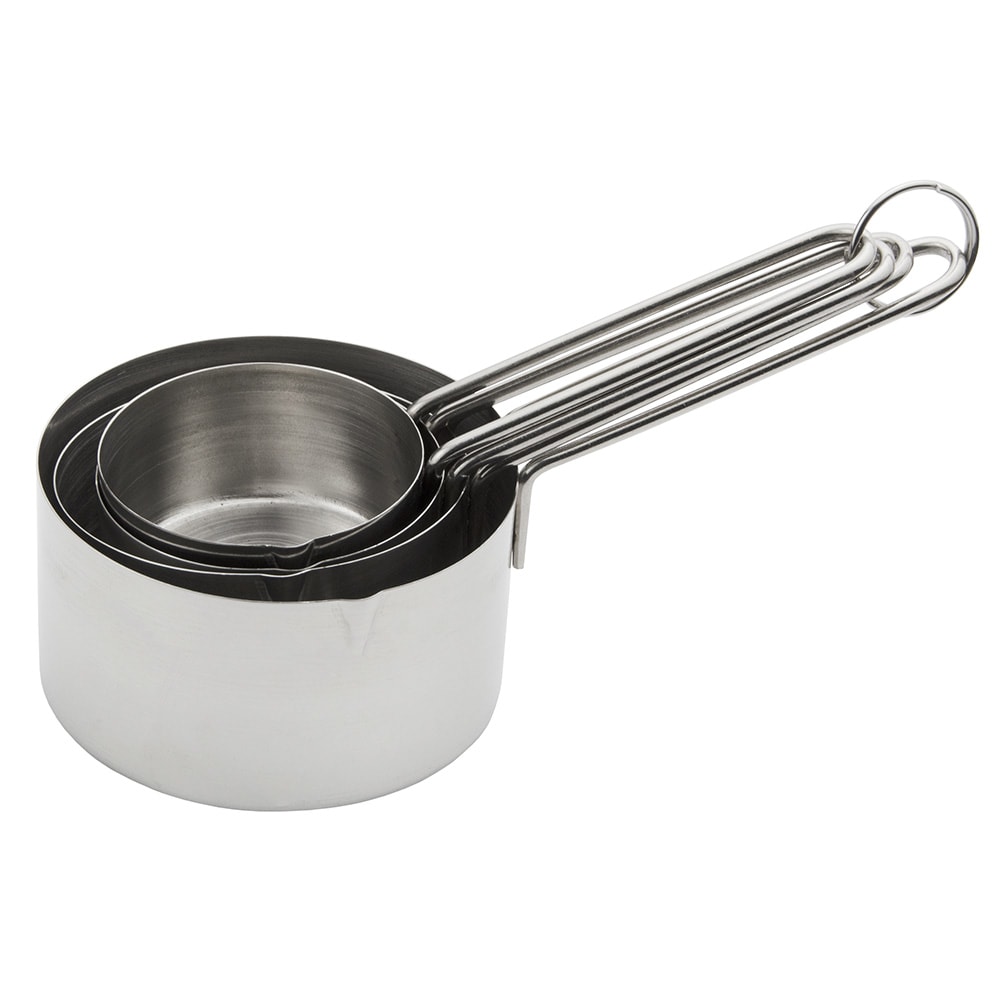370-MEACUP 4 Piece Measuring Cup Set - Stainless