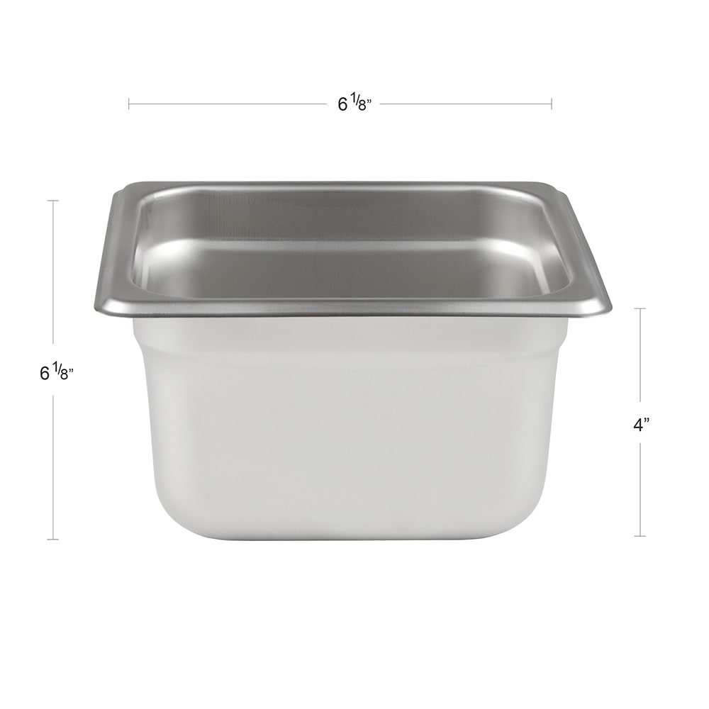 370-NJP164 Sixth Size Steam Pan, Stainless