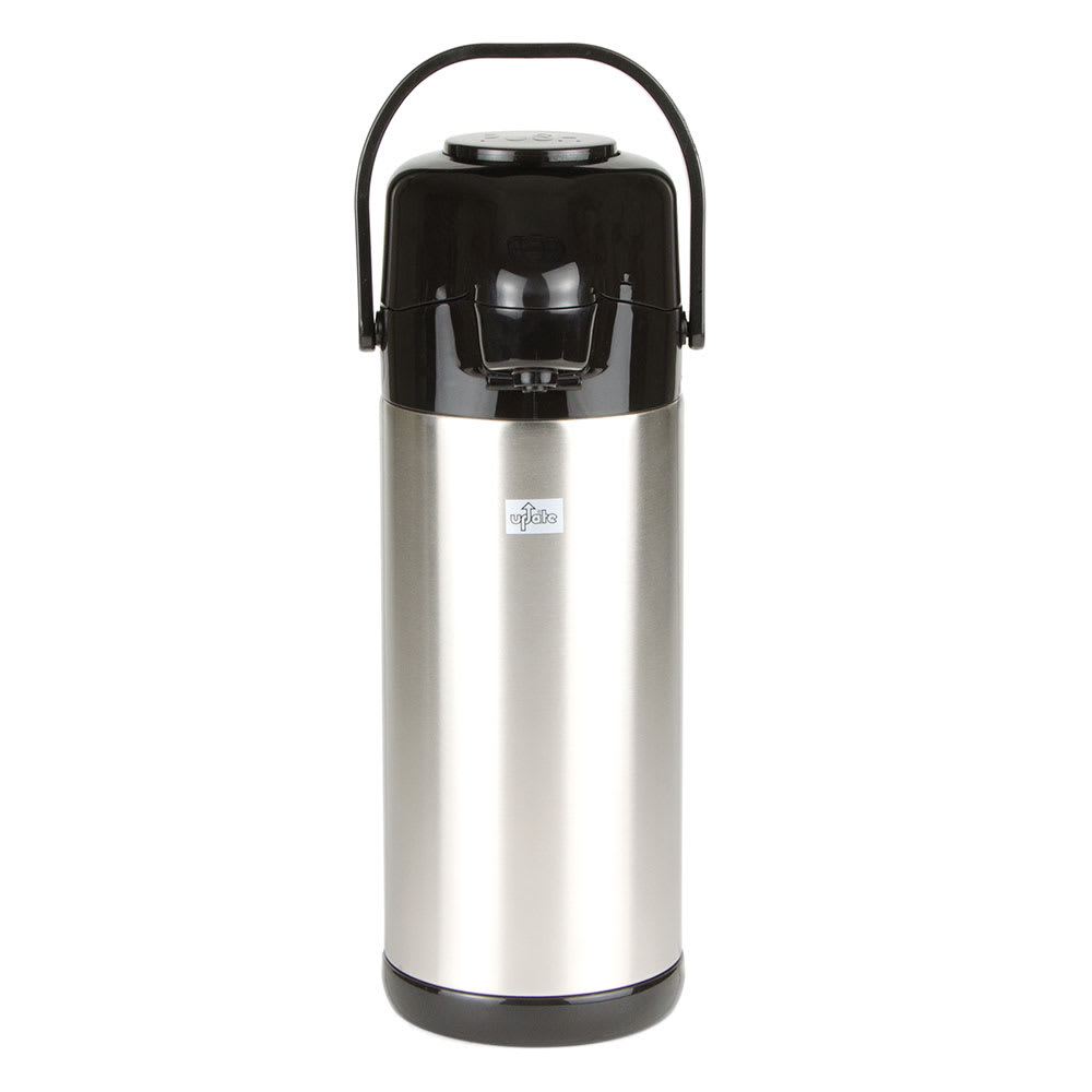 370-NVSP30BK 3 Liter Push Button Airpot, Stainless Steel Liner