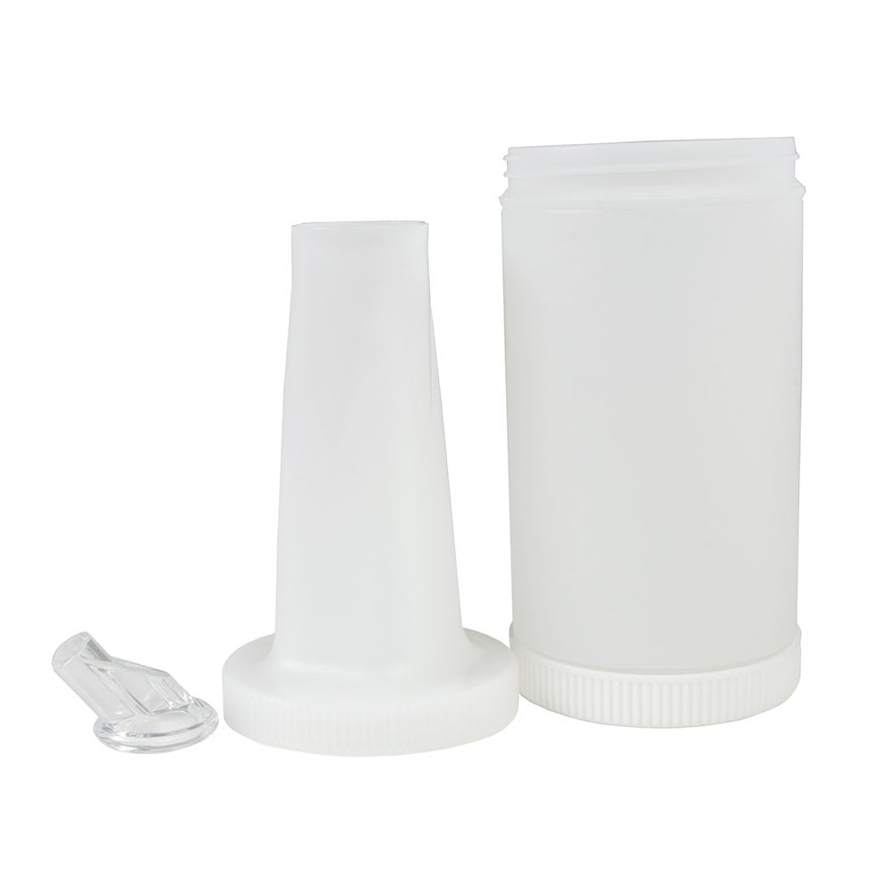 370-PBW10 1 qt  Flow-N-Store Pour Bottle - White Lid/Spout