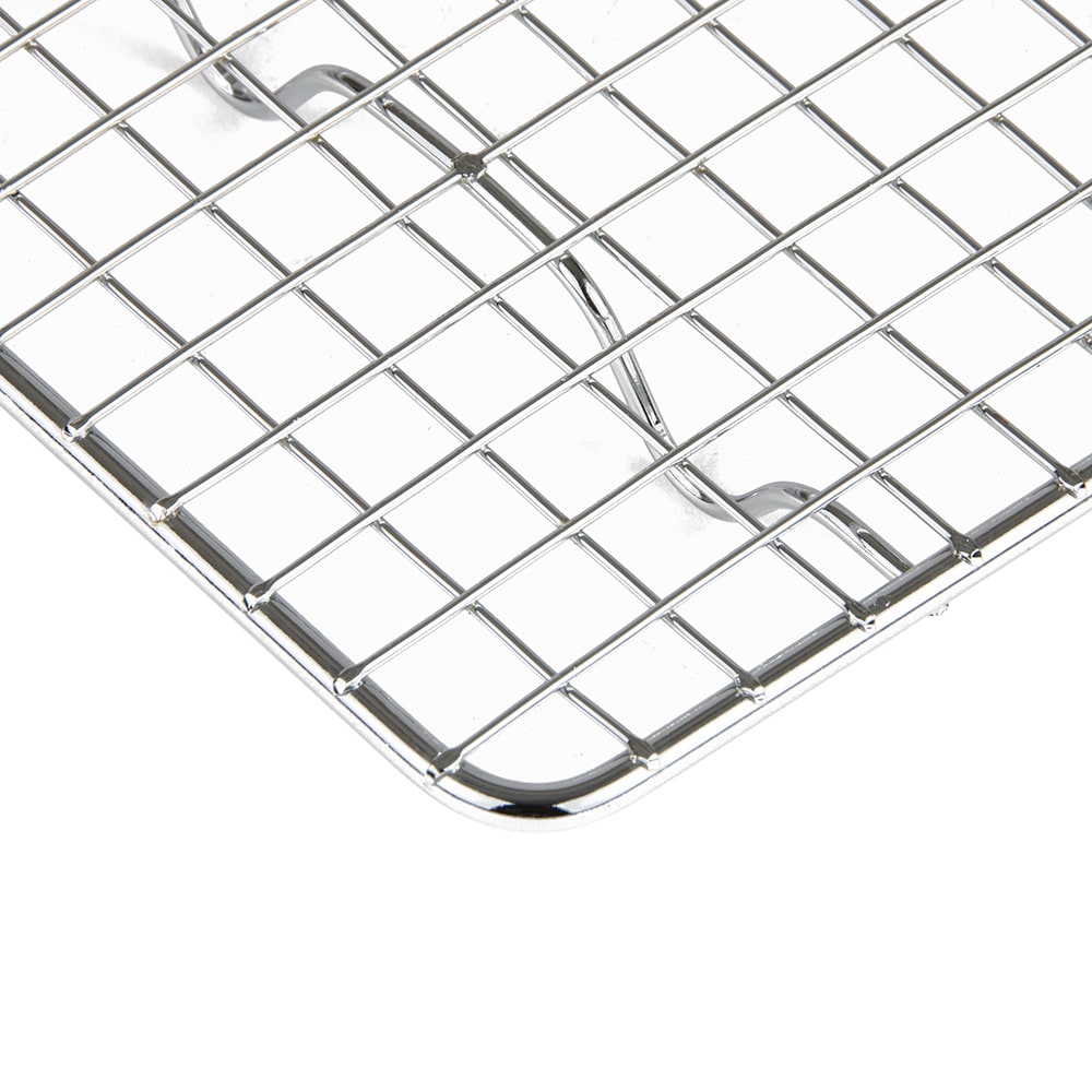 370-PG510 1/3 Size Wire Pan Grate - 5x10" Chrome-Plated