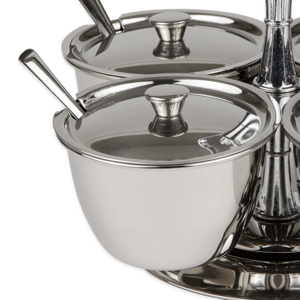 370-RS4SS 4 Unit Relish Server with Cover