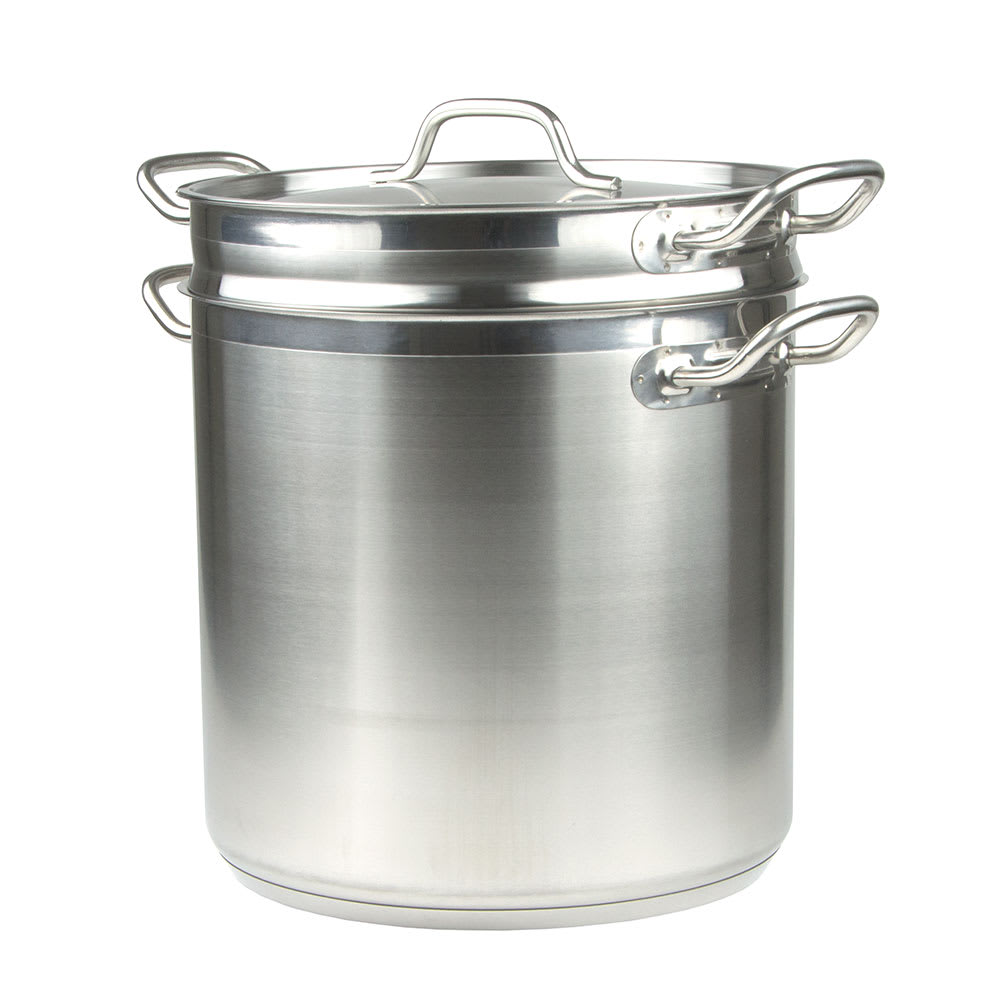 370-SDB20 12" Stainless Steel Double Boiler w/ 20 qt Capacity