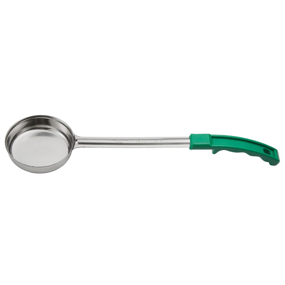 370-SPSD4 4 oz Solid Portion Controller - Green Handle