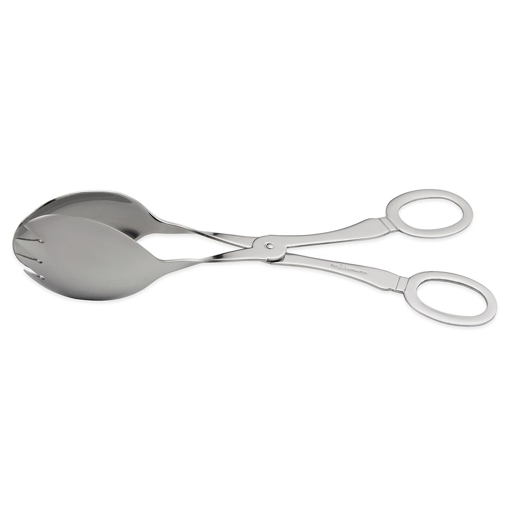 370-SST09 8 3/4"L Stainless Salad Tongs