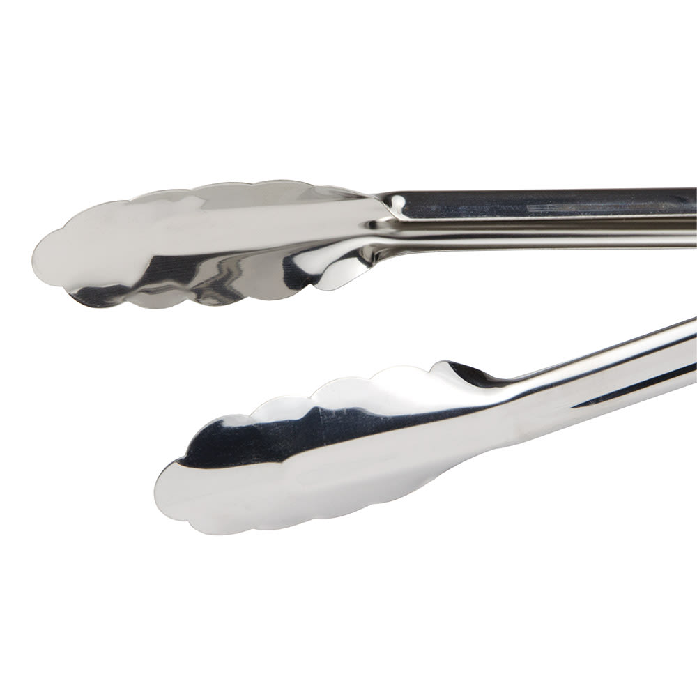 370-ST9LR 9"L Stainless Utility Tongs