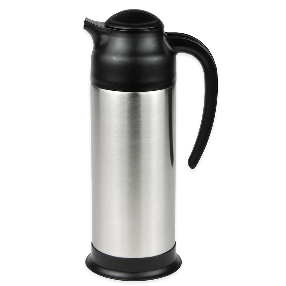 370-SV100 1 liter Vacuum Creamer - Insulated, Stainless/Black