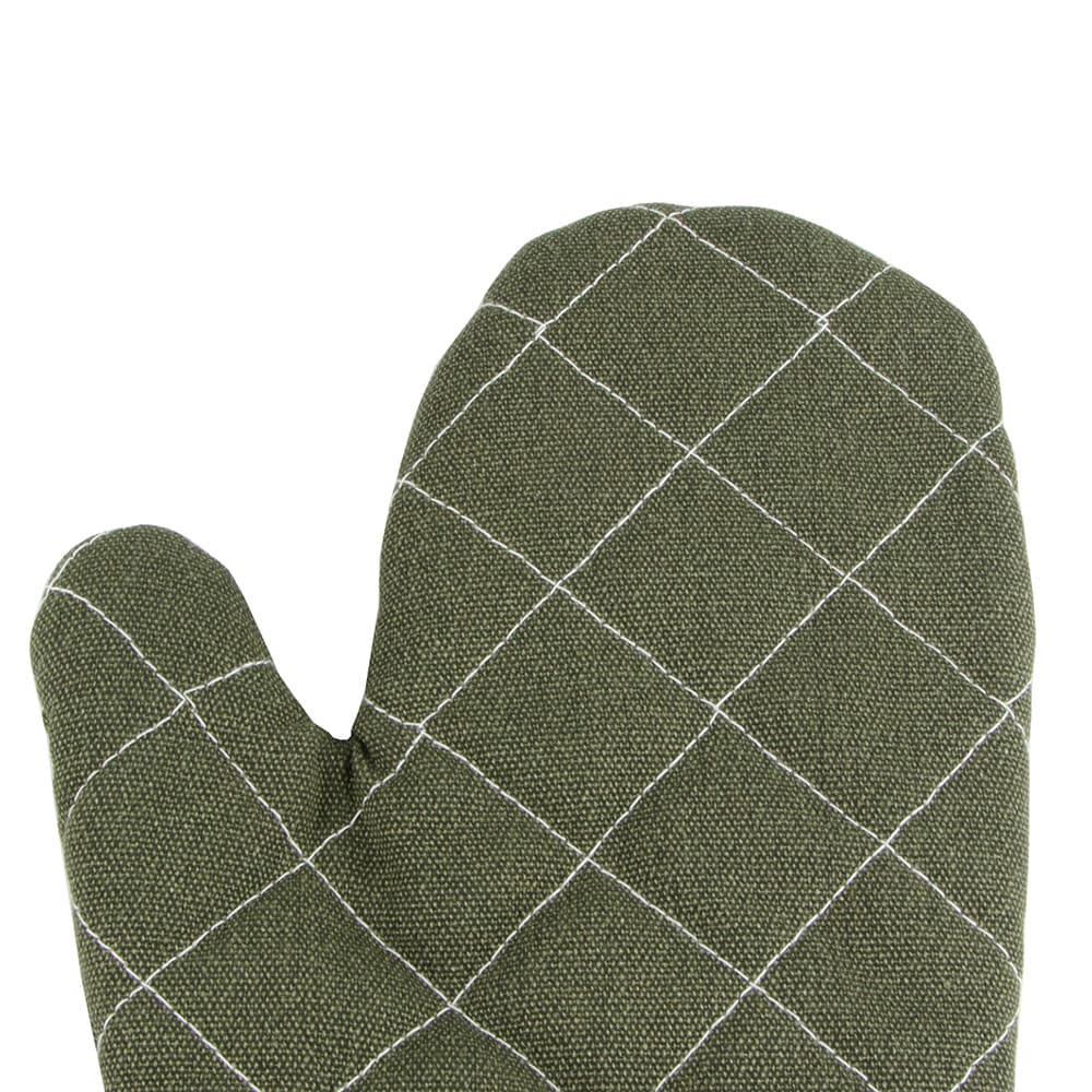 370-TFR13 13" Conventional Oven Mitt - Synthetic, Gray