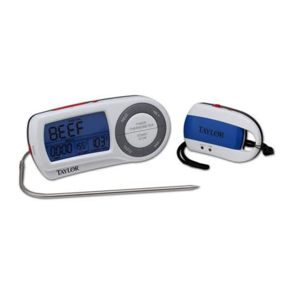 Taylor 1479 Wireless Digital Thermometer w/ Timer, 32 to 450 Degrees F
