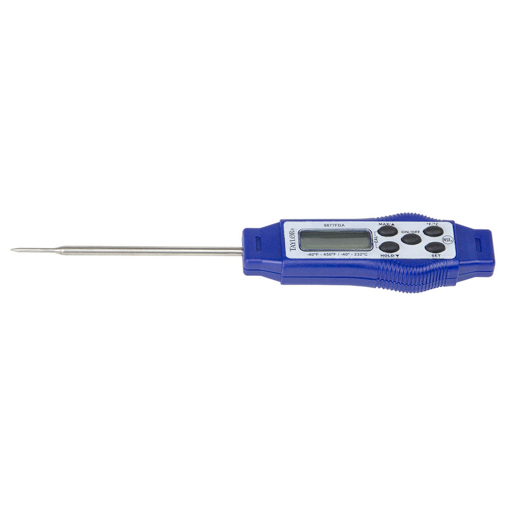 Taylor 9848EFDA Waterproof Digital Pocket Probe Thermometer