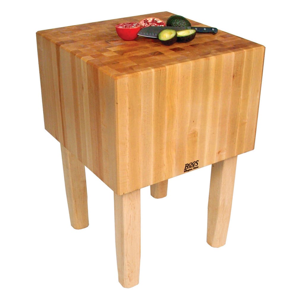 Boos block store work table