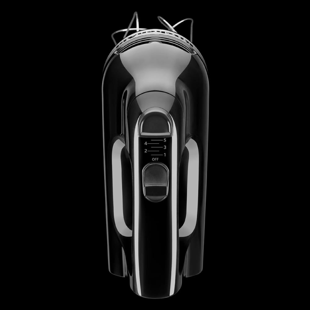 KitchenAid KHM512OB Ultra Power Onyx Black 5 Speed Hand Mixer with