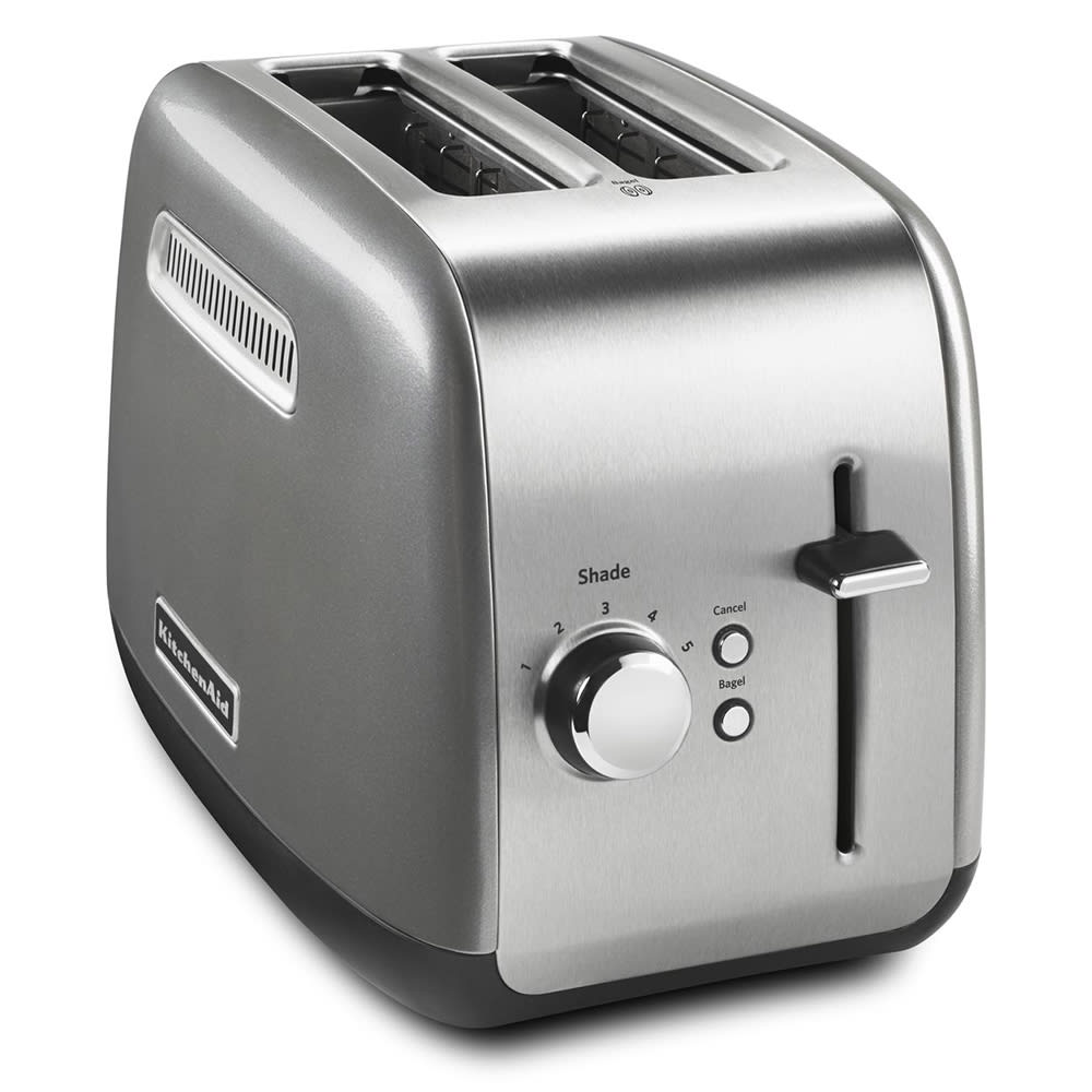 KitchenAid 4-Slice Toaster with Manual High-Lift Lever KMT4115CU - Contour Silver
