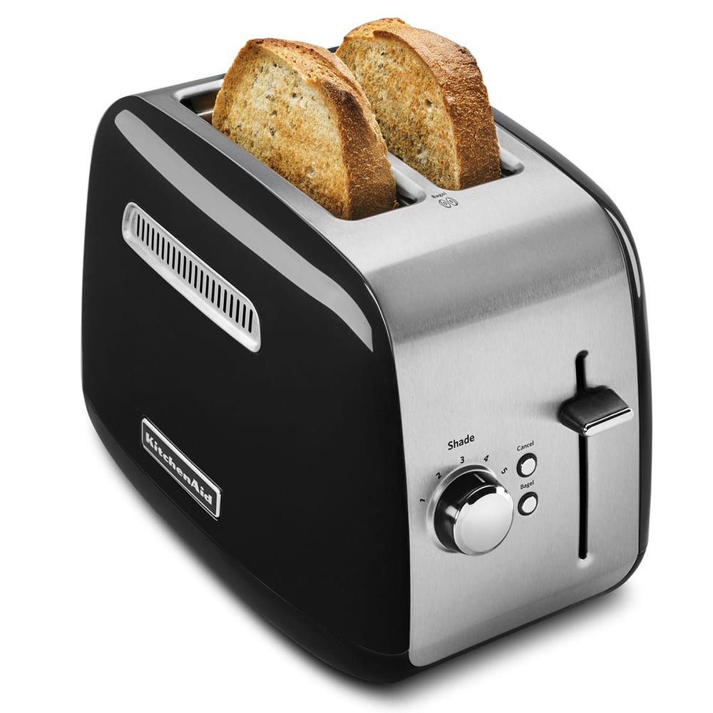 Kitchenaid 2 slice toaster black deals