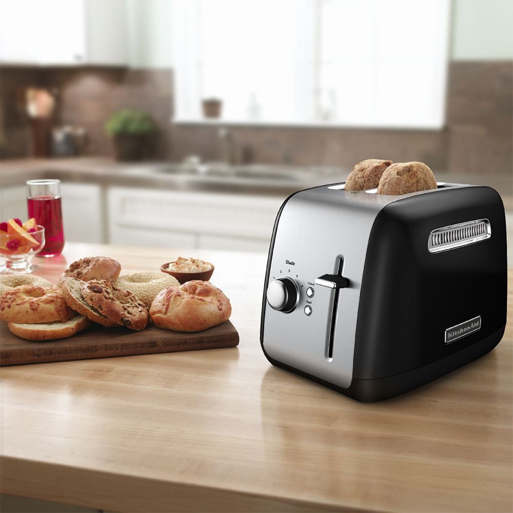 Kitchenaid 4 slice toaster onyx black on sale