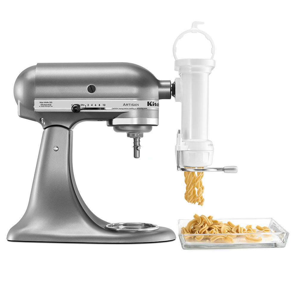 KitchenAid Mixer Pasta Press Stand-Mixer Attachment KPEXTA 6-pc Pasta spag  maker