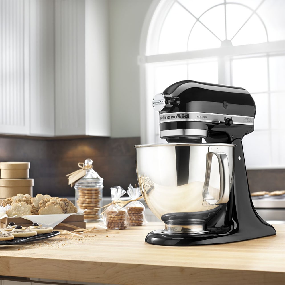 【60％OFF】 KitchenAid KSM150PSOB 10 Speed Stand Mixer w/ 5 qt Stainless キッチン家電