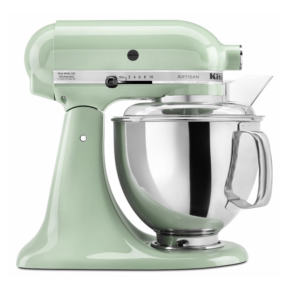 KitchenAid KSM150PSPT 10 Speed Stand Mixer w/ 5 qt Stainless Bowl &  Accessories, Pistachio Green