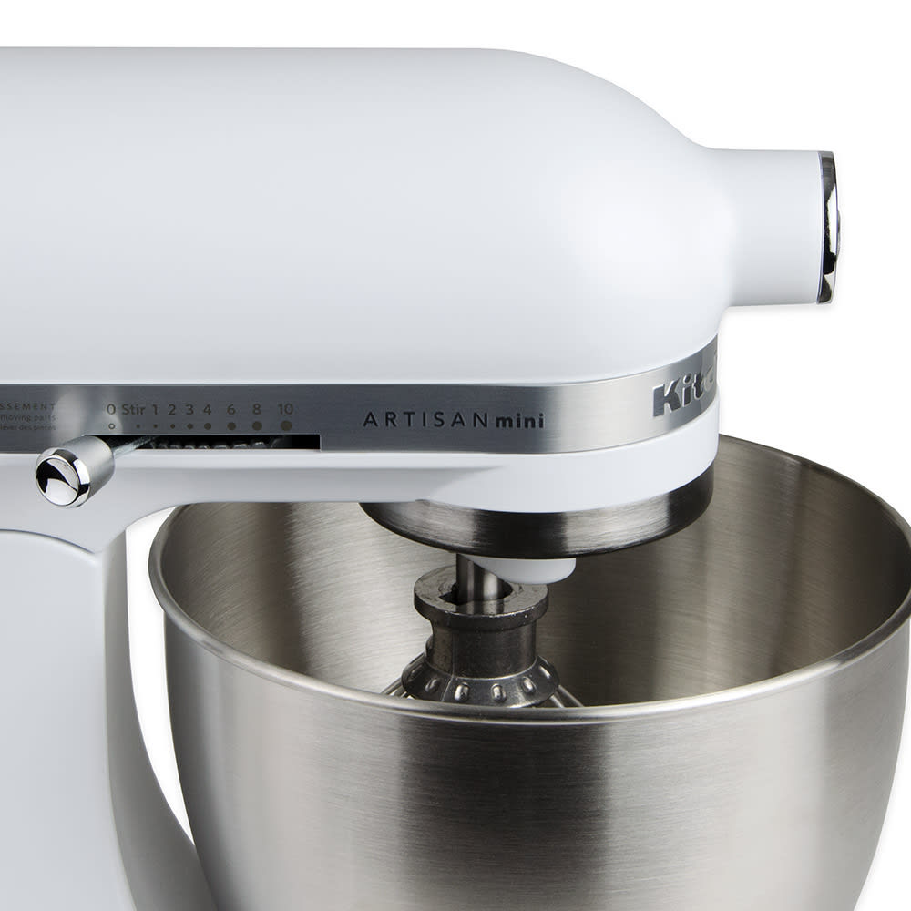 KitchenAid Artisan Mini 3.5 Quart Tilt-Head Stand Mixer, Matte White  (KSM3311XFW)