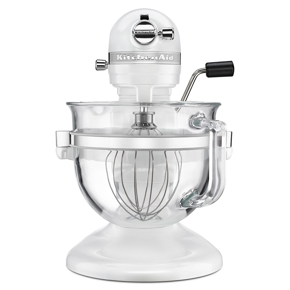 KitchenAid Designer Designer 5-Quart 10-Speed Frosted Pearl White  Residential Stand Mixer at